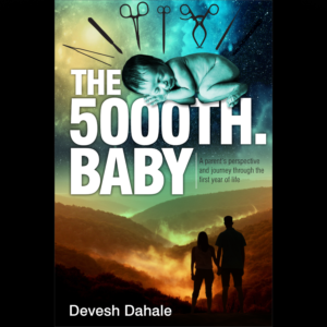 The 5000th. Baby | Buchumschlag Design von ARO