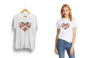 T-shirt Design by el_shekoo7 for Platinum Lacewing Boutique | Design #24304533