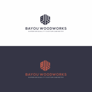 Bayou Woodworks - Superior Quality Custom Cabinetry | Logo Design by nomnome