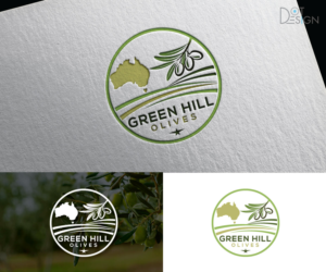 Green Hill Olives | Logo Design by Dot Design 3