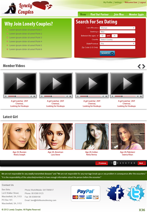 Web Design by pb for this project | Design: #746018