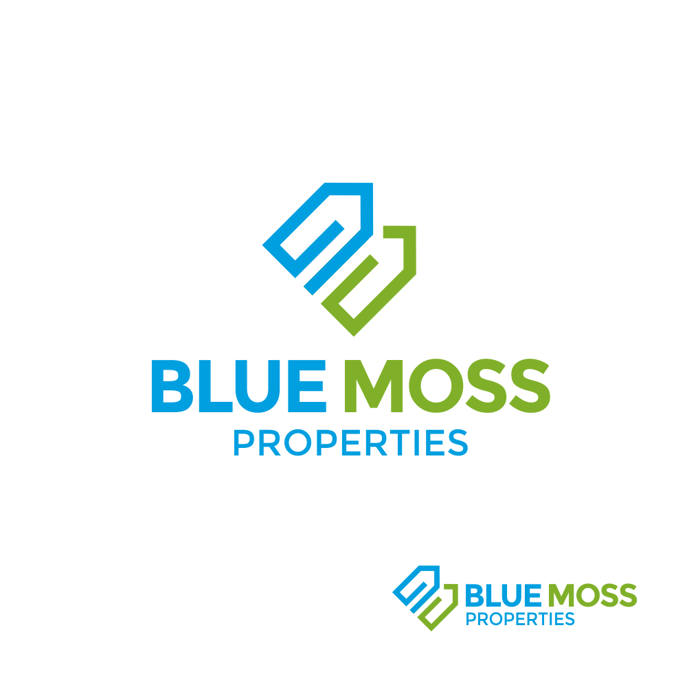 Logo Design by nexxes for Blue Moss Properties, LLC | Design #24298342