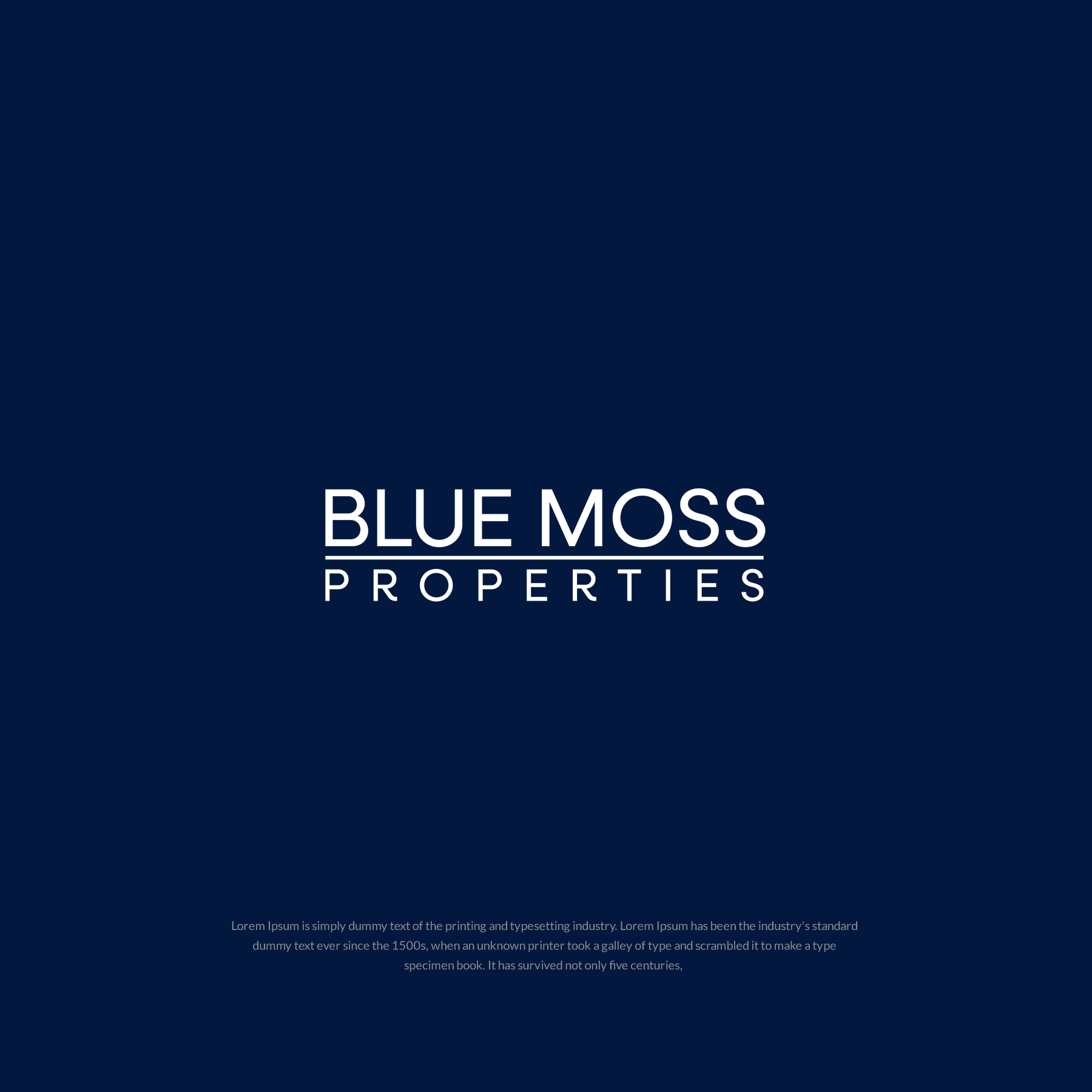 Logo Design by SL Designer for Blue Moss Properties, LLC | Design #24294571