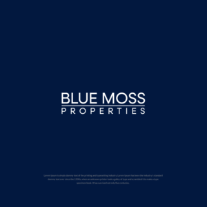 Logo Design by SL Designer for Blue Moss Properties, LLC | Design: #24294571