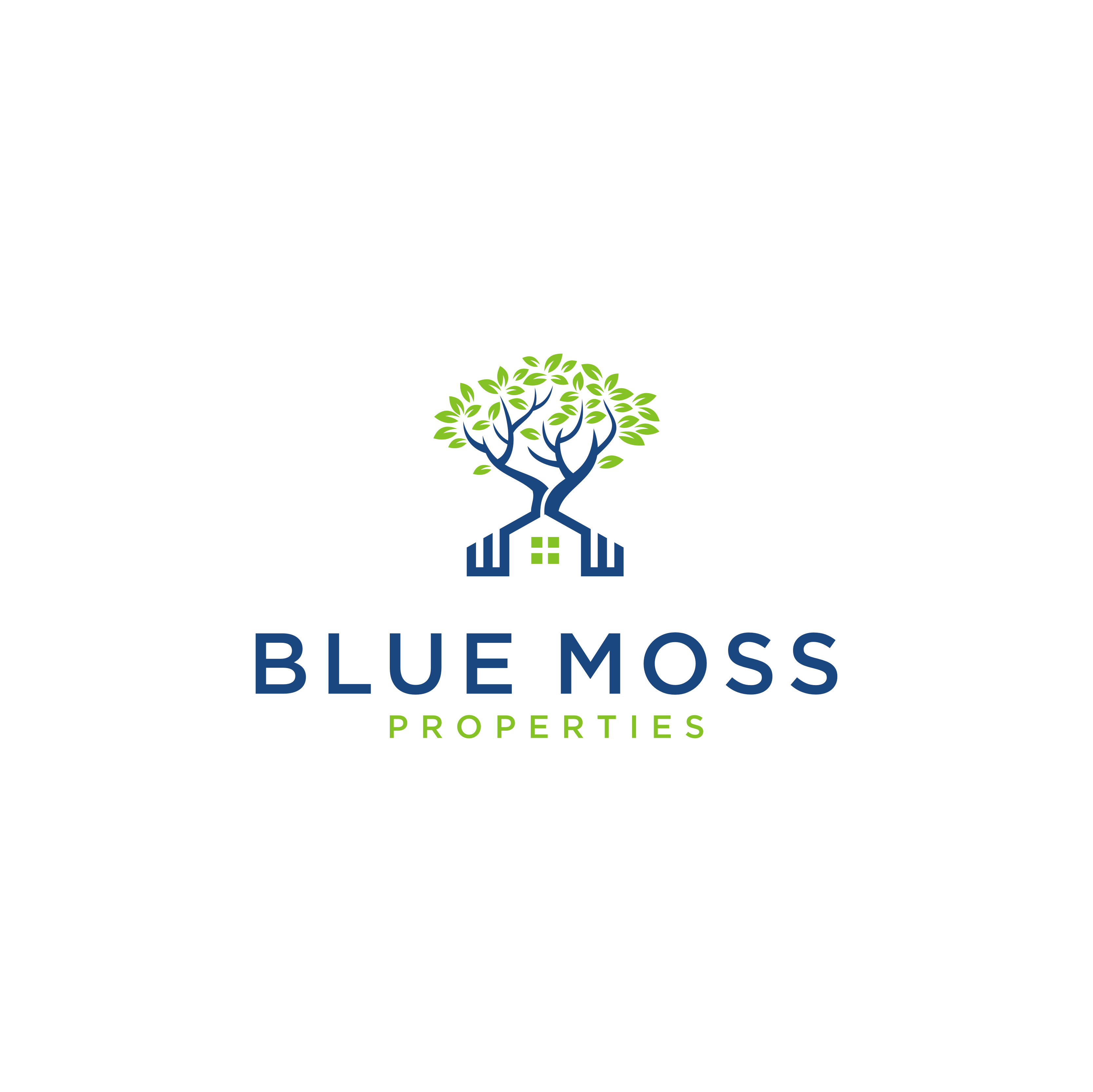 Logo Design by rizki halal for Blue Moss Properties, LLC | Design #24294051