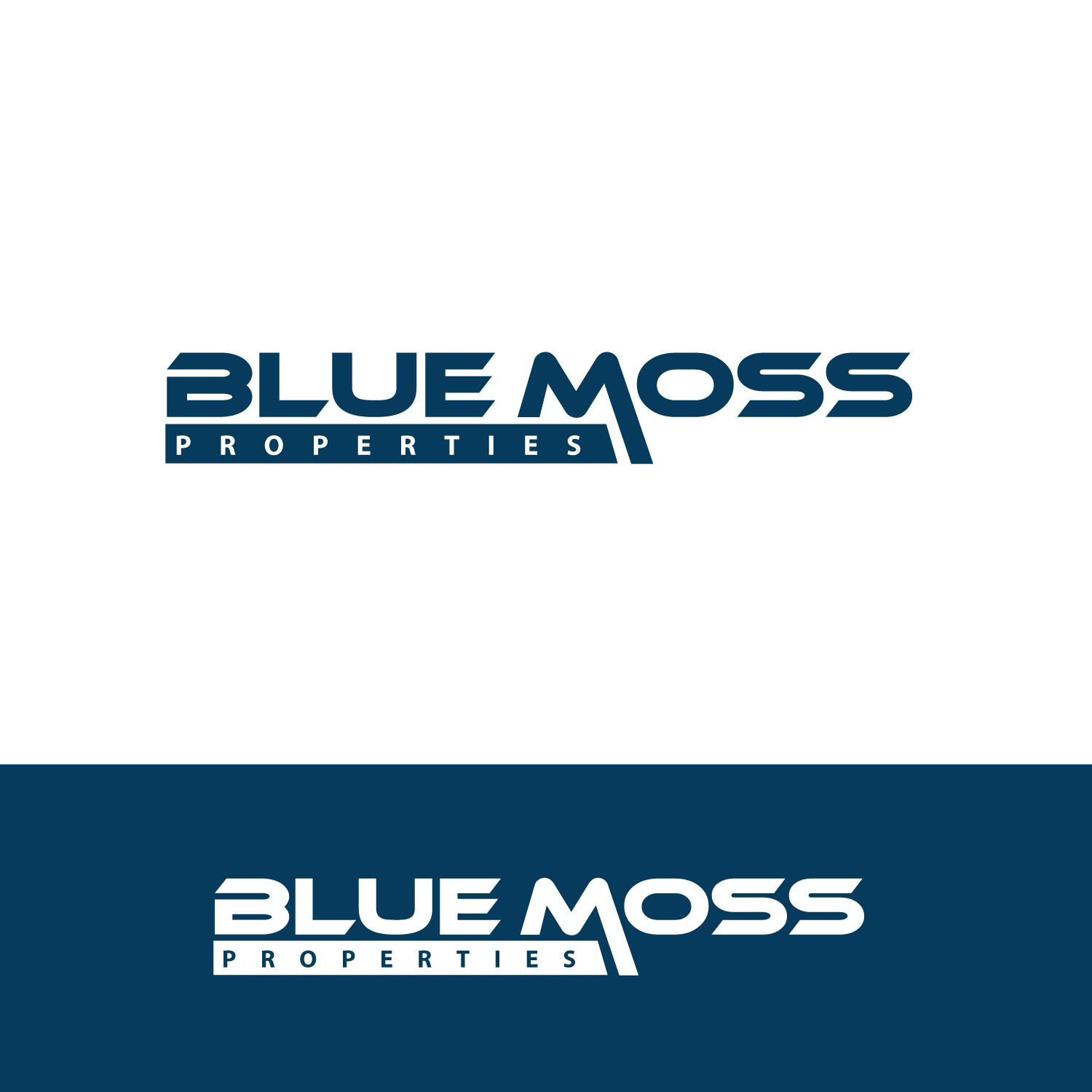 Logo Design by GODDREAMCREATION for Blue Moss Properties, LLC | Design #24296391