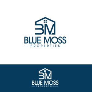 Logo Design by GODDREAMCREATION for Blue Moss Properties, LLC | Design: #24296392