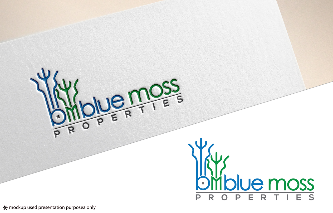 Design de Logo par Rubia@ pour Blue Moss Properties, LLC | Design #24296571