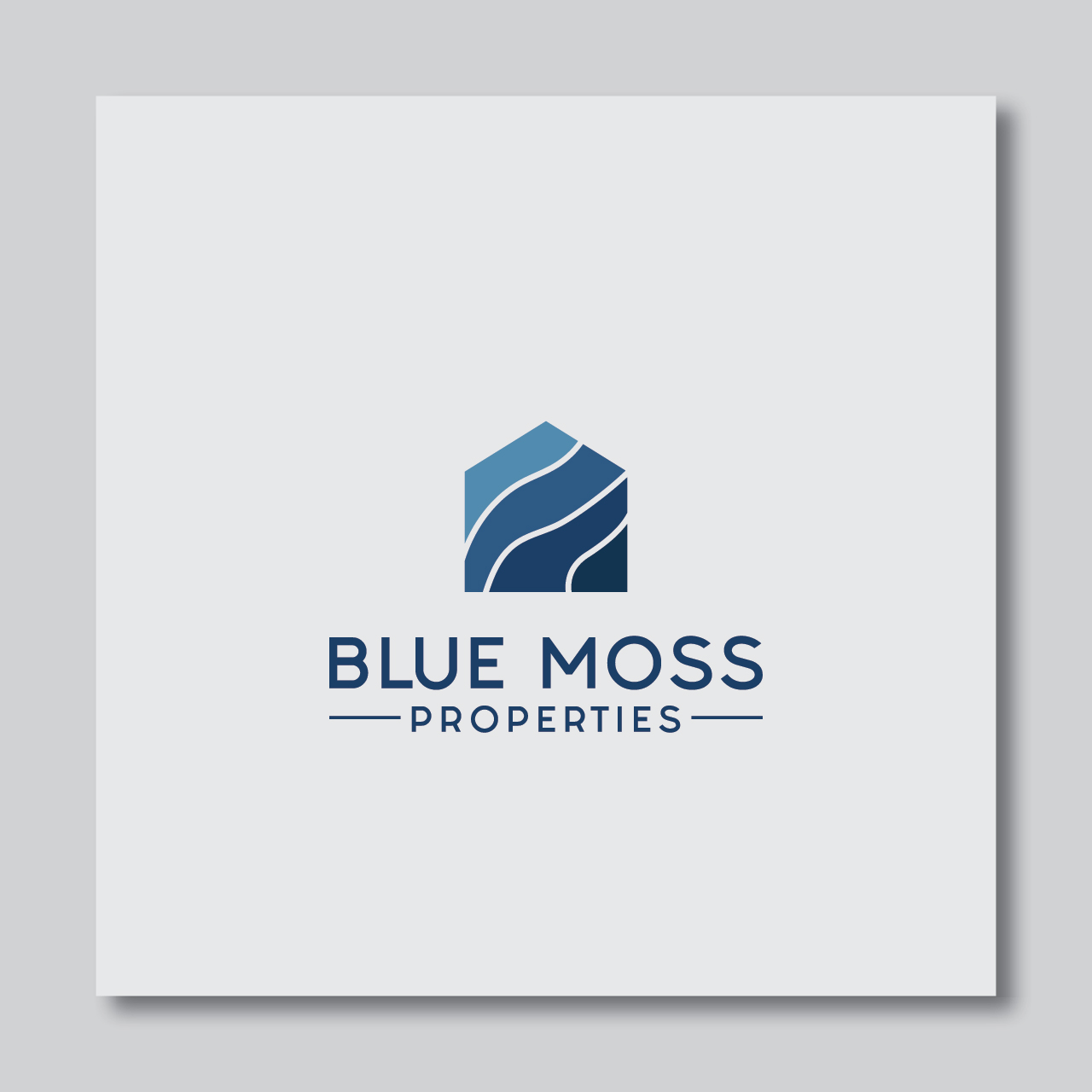 Diseño de Logo por VinVick Design para Blue Moss Properties, LLC | Diseño #24294930
