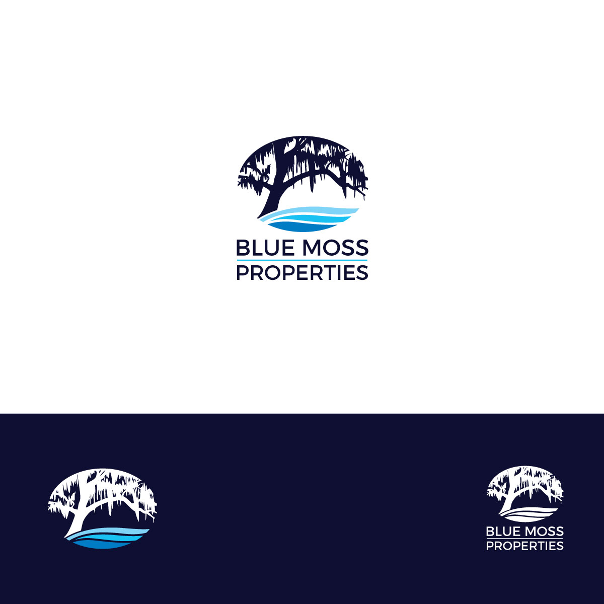 Logo Design by Rii for Blue Moss Properties, LLC | Design #24295630