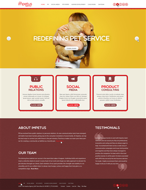 Web Design by Latest Design Ideas for The Impetus Agency | Design: #3042384