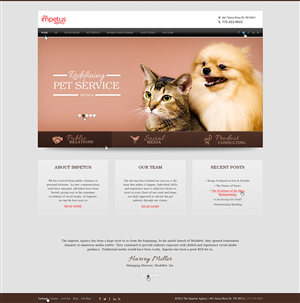 Web Design by Latest Design Ideas for The Impetus Agency | Design: #3043248
