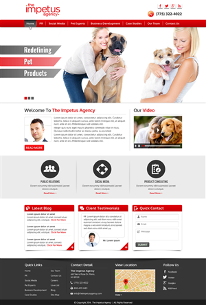 The Impetus Agency | Web Design by Sbss