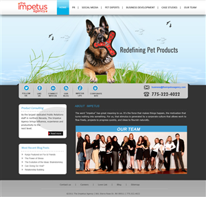 Web Design by CreativeDK for The Impetus Agency | Design: #3056673