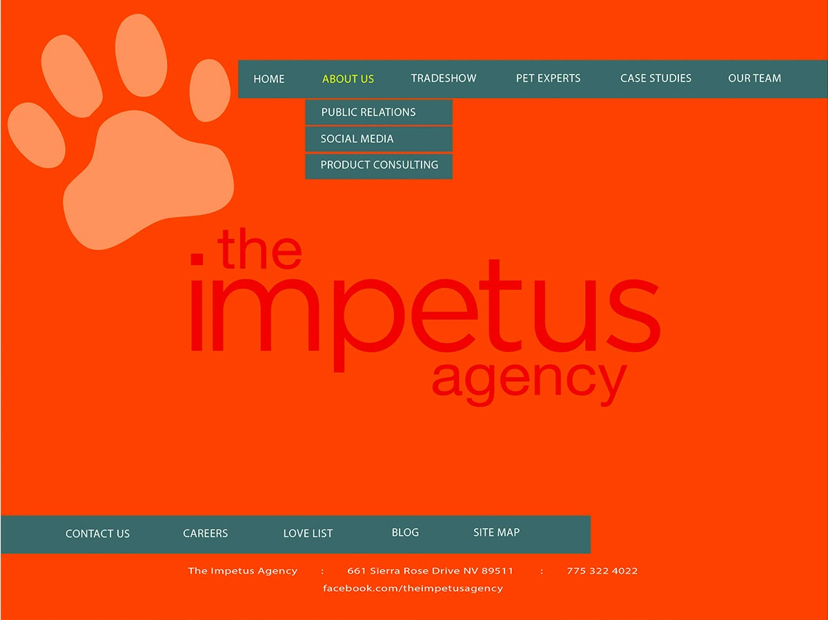 Web Design par fernanlagran pour The Impetus Agency | Design #3058565