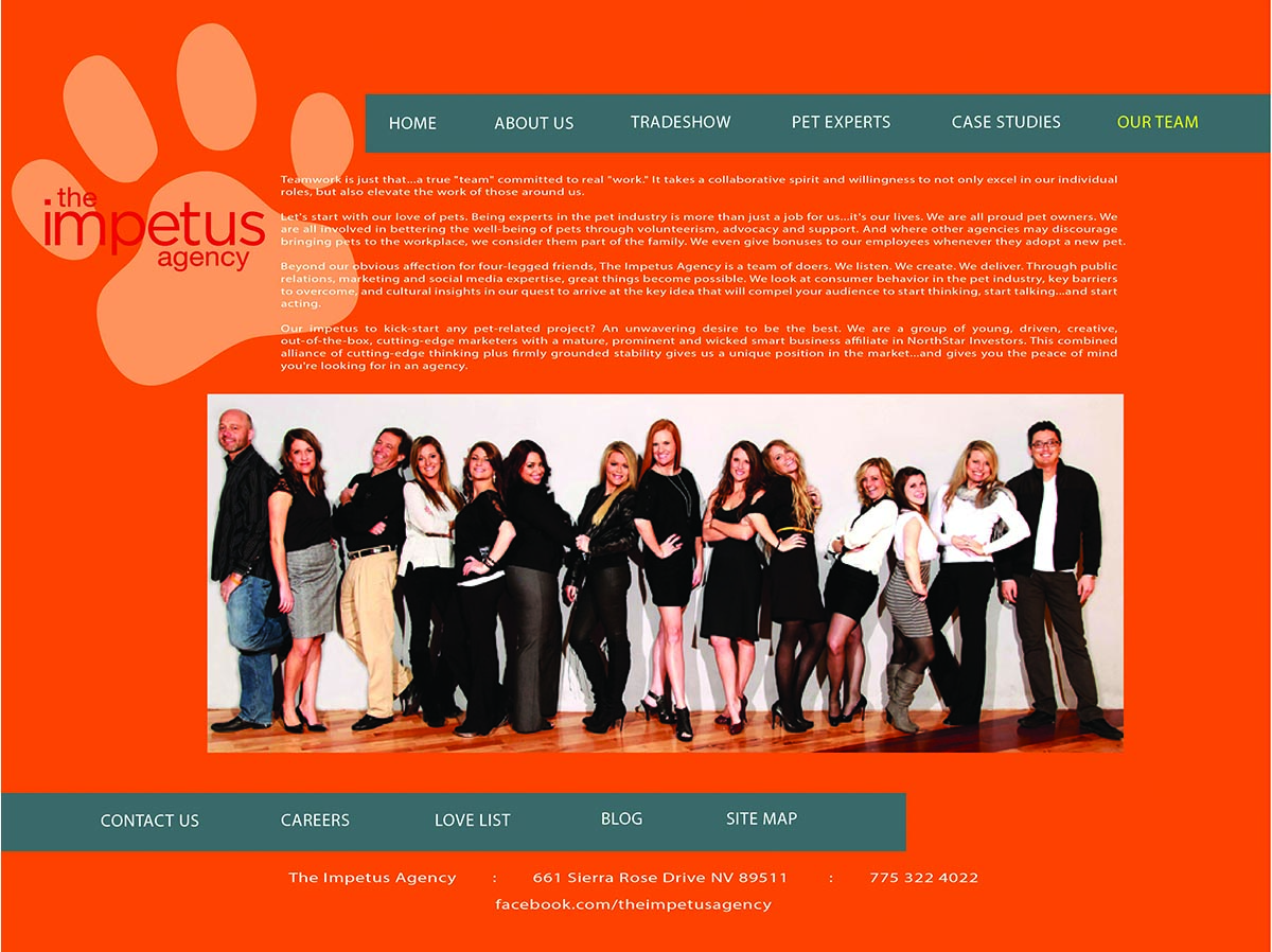 Web Design par fernanlagran pour The Impetus Agency | Design #3062978