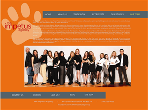 Web Design by fernanlagran for The Impetus Agency | Design: #3062978