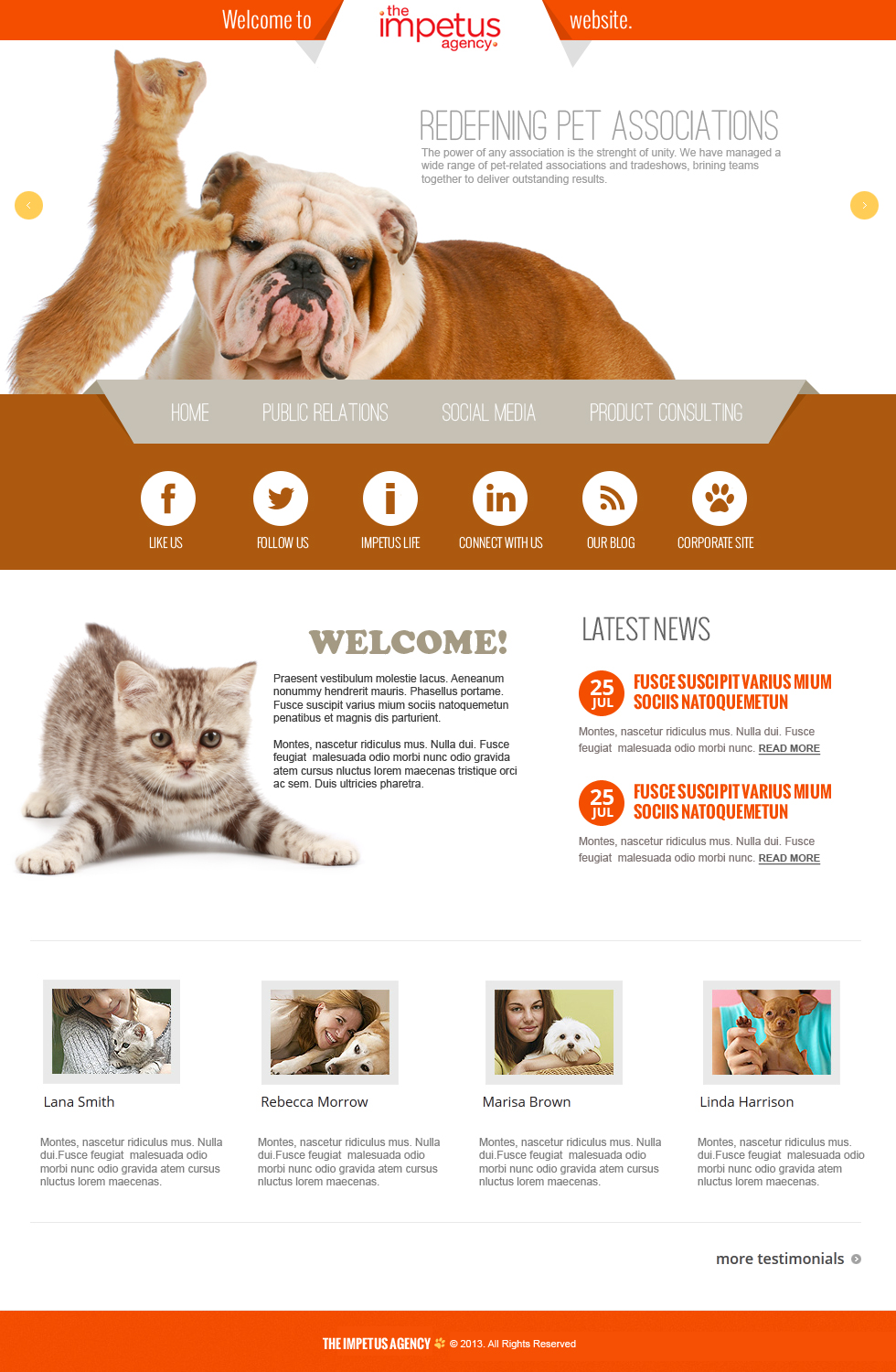 Web Design by jeckx2 for The Impetus Agency | Design #3015151