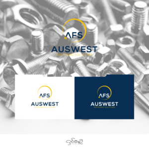 AFS being the logo with Auswest Fastening Solutions written below | Logo and Business Card Design by SamiddhaH