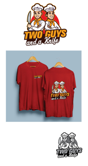Logo / Bakery / Two Guys and a Knife | Diseño de Logo por tigertwist