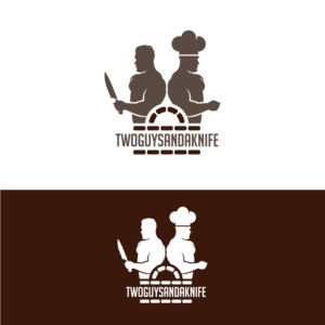 Logo / Bakery / Two Guys and a Knife | Logo Design by Graphic Bricks
