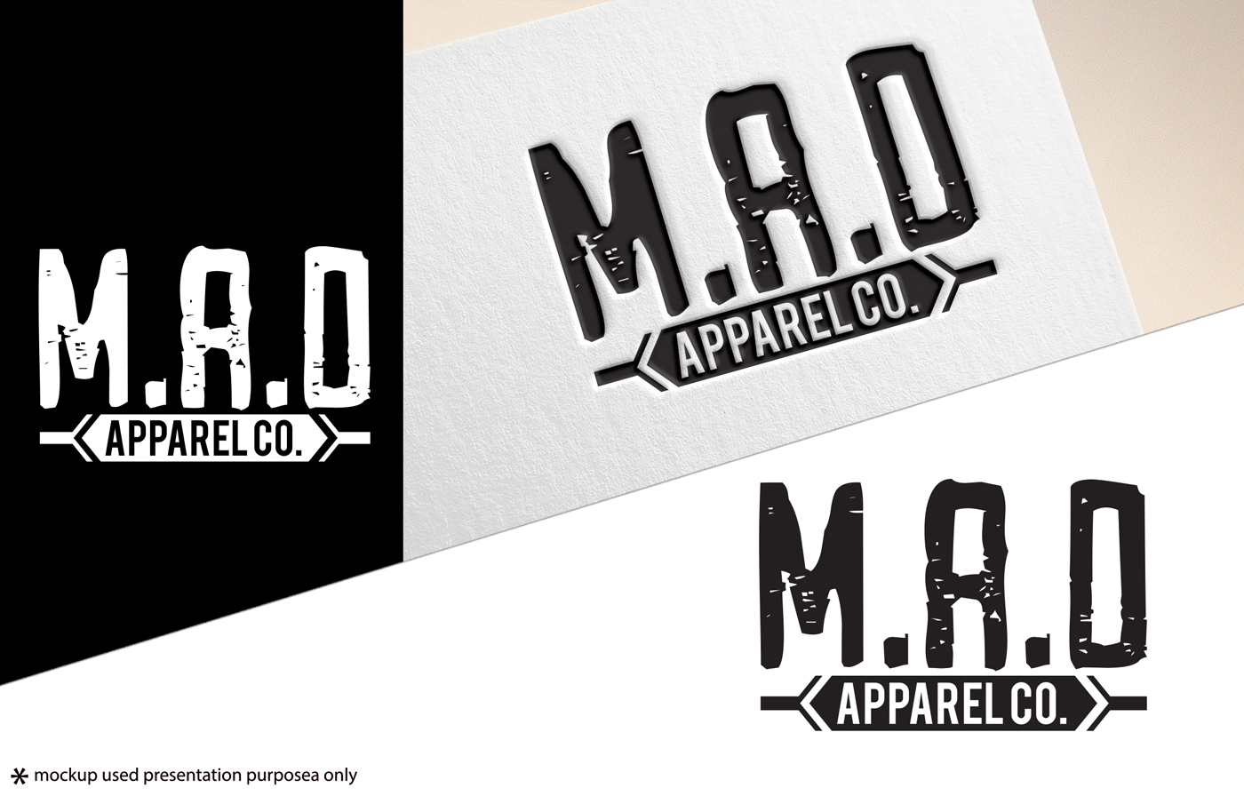 Logo Design by Rubia@ for MAD Apparel Co. | Design #24316547