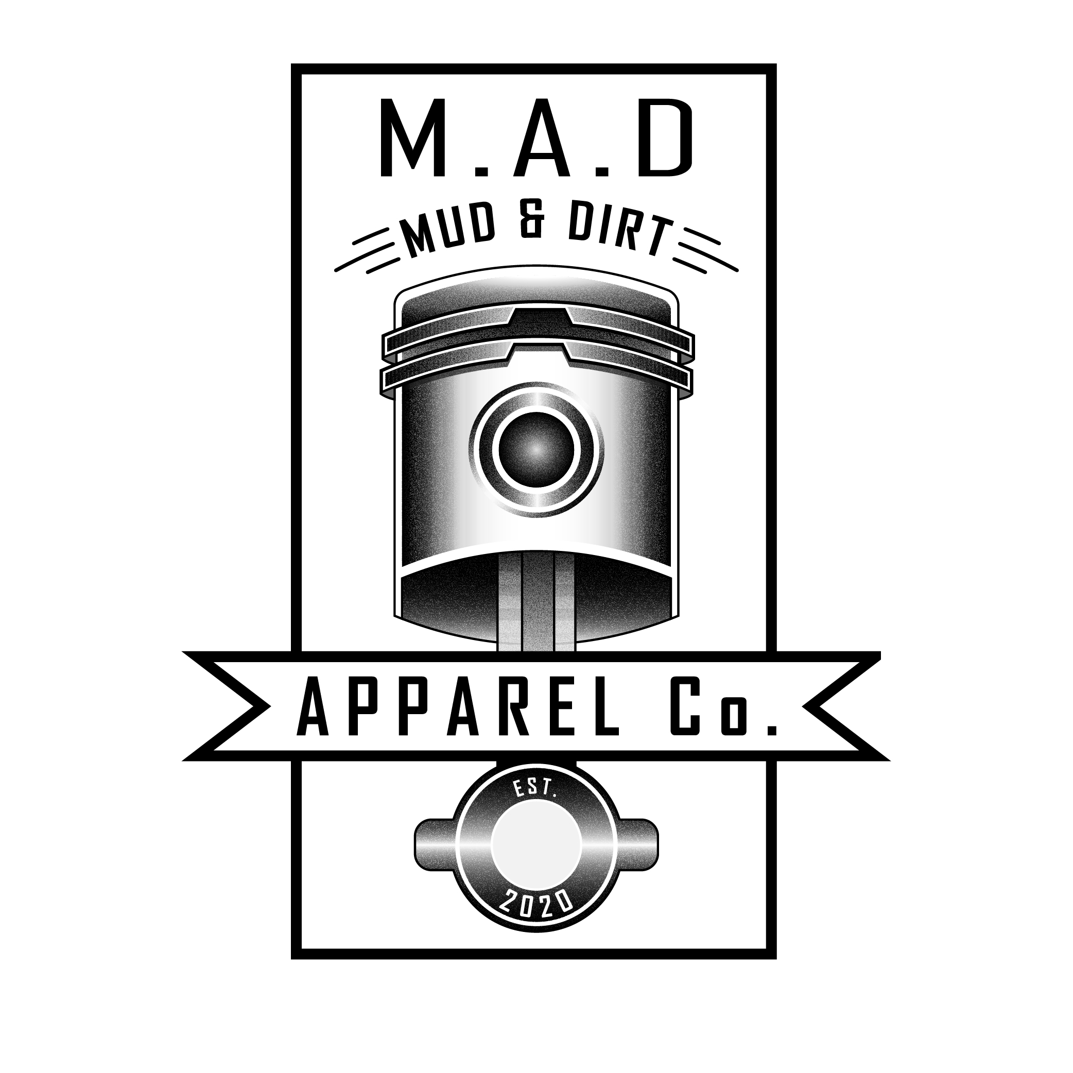 Logo-Design von Yusep pelano für MAD Apparel Co. | Design #24304948