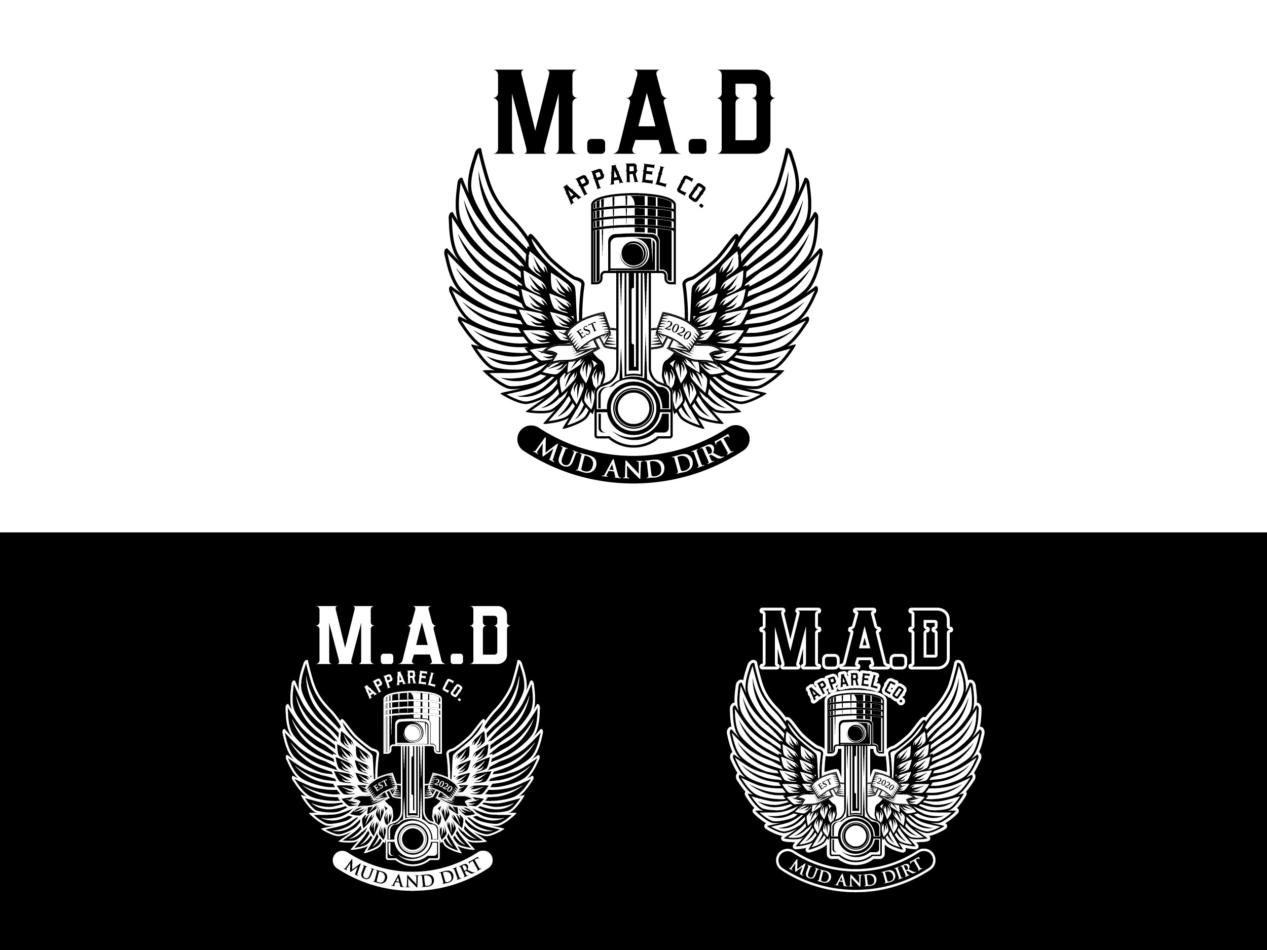 Logo Design by Emong for MAD Apparel Co. | Design #24307571