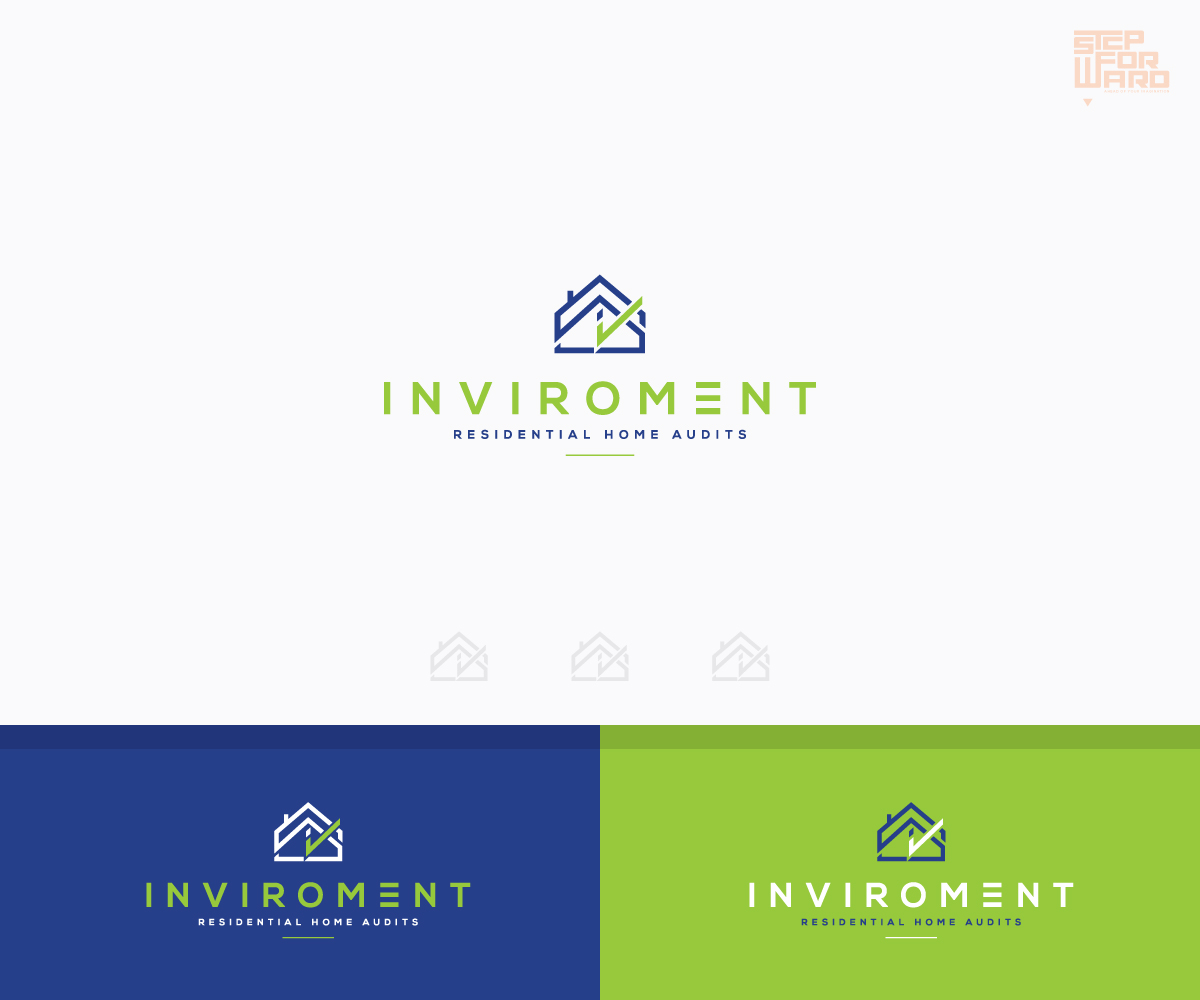 Logo Design by step forward 2 for Home Inviroment Canada  | Design #24309403