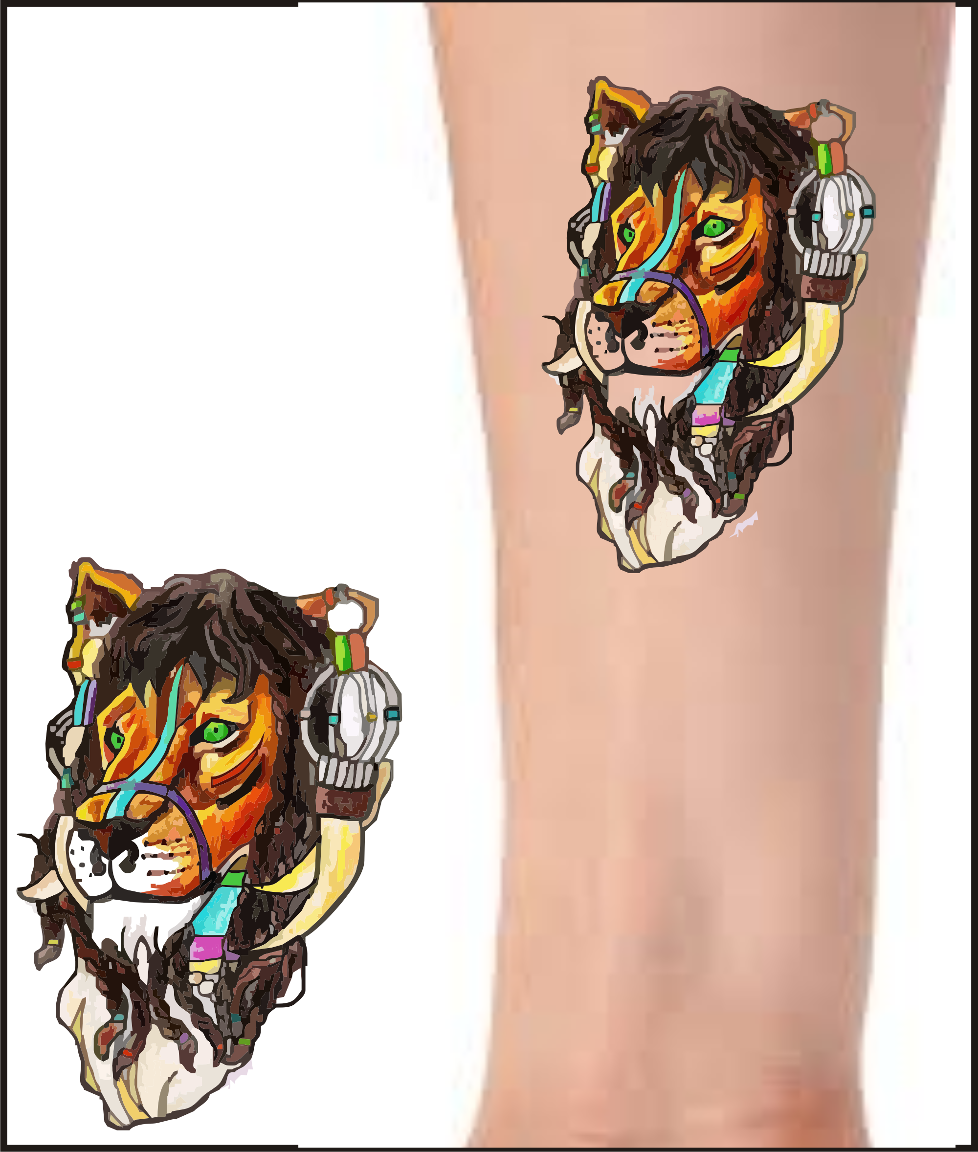 Tattoo Design by Aaks041102 for this project | Design #24364507