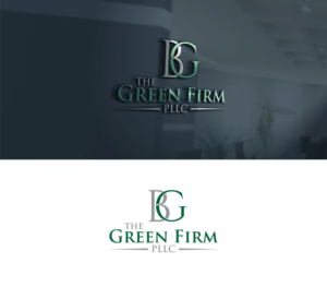 You can use her full initials - 'BKG',  or you can use the letter 'G' (her last initial) paired with 'The Green Firm, PLLC' | Logo Design by Mono.co