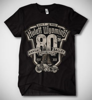 T Shirt design for 80th annual rally  | T-shirt Design by Jonya