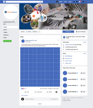 Facebook Design by Mali Praveen for this project | Design: #24524790
