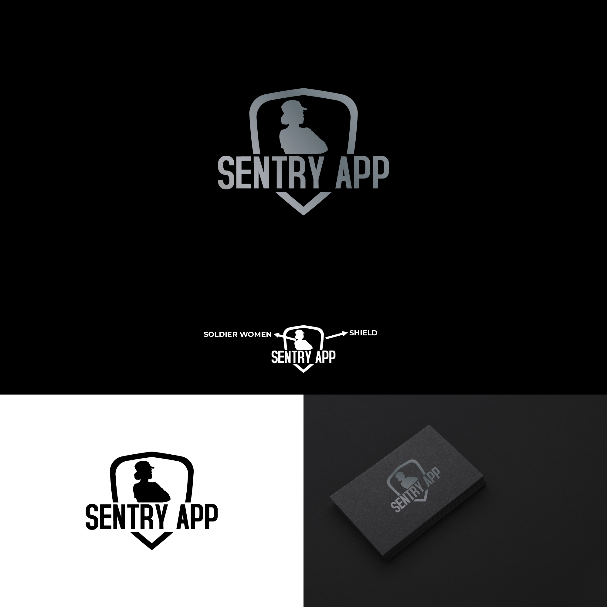 Logo Design by alitjuara for Sentry App | Design #24322416