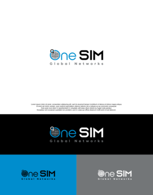 One SIM - global networks | Logo Design by siti MWDesign