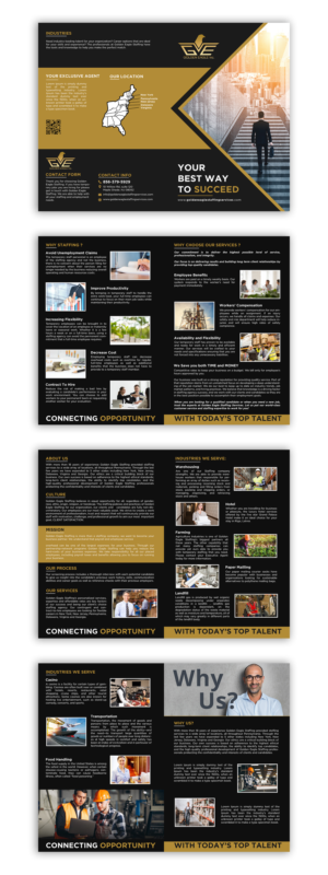 Diseño de Brochure por debdesign para Golden Eagle Staffing Agency | Diseño: #24410889