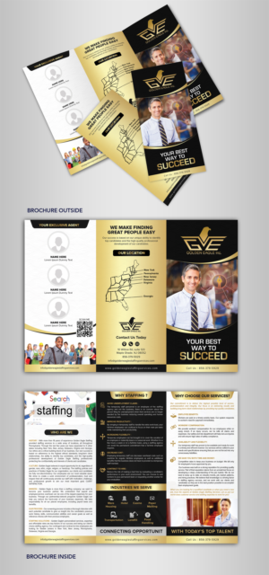 Diseño de Brochure por SAI DESIGNS para Golden Eagle Staffing Agency | Diseño: #24329861