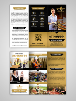 Golden Eagle Staffing Agency | Brochure Design by n214008