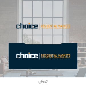 Choice Residential Markets   Your Self Pay Convinence Store | Logo Design by SamiddhaH