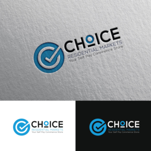 Choice Residential Markets   Your Self Pay Convinence Store | Logo Design by Rii