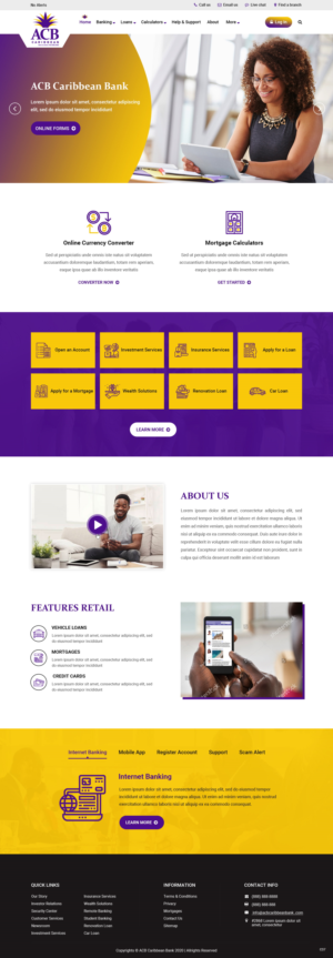 Web Design by pb for Orange Media Group | Design #24349021