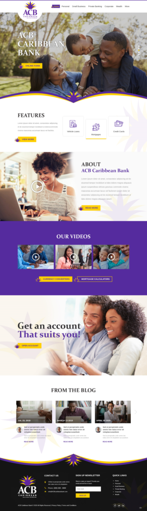 Web Design by pb for Orange Media Group | Design: #24349025