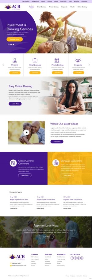 Web Design by pb for Orange Media Group | Design: #24349040