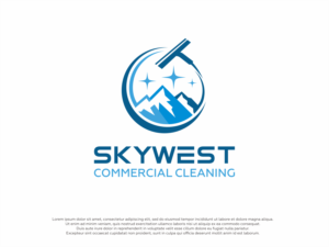 Skywest commercial cleaning | Logo Design by nusdofficial
