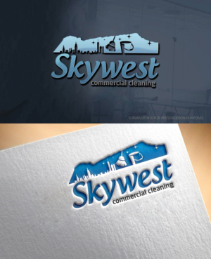 Skywest commercial cleaning | Design de Logo par graphicevolution
