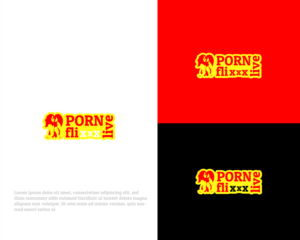 Pornflixxxlive | Logo Design by Ak4li™