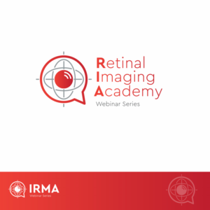 Possibly Retinal Imaging Academy  Webinar Series or IRMA Webinar Series some how if possible. | Logo Design by Bogdan Tanase-Marinescu