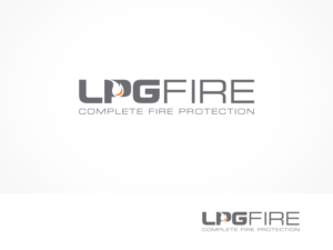 Incorporate LPG as main feature of logo, clean design (not busy). Limit the wording to: LPG Fire / Complete Fire Protection | Logo Design by ArtTank