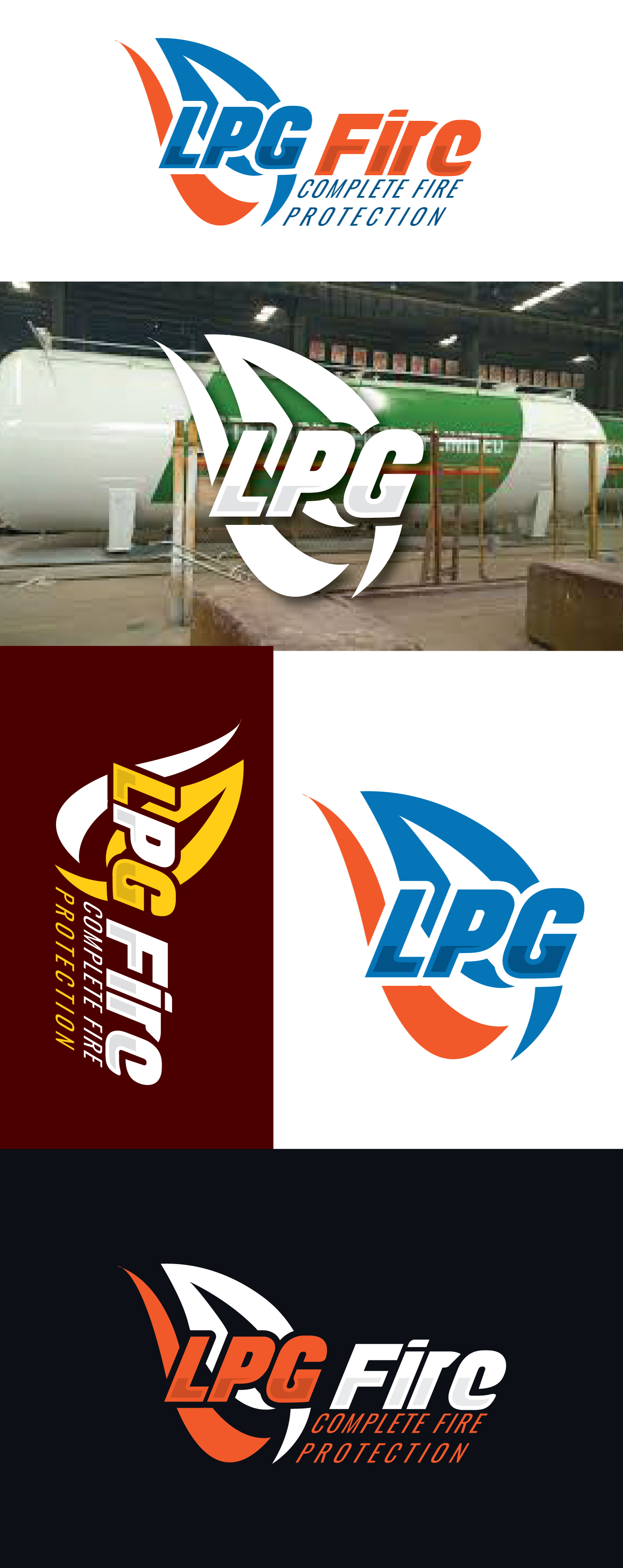 Logo Design by pd graphic 2 for LPG Fire Protection Inc. | Design #24359618