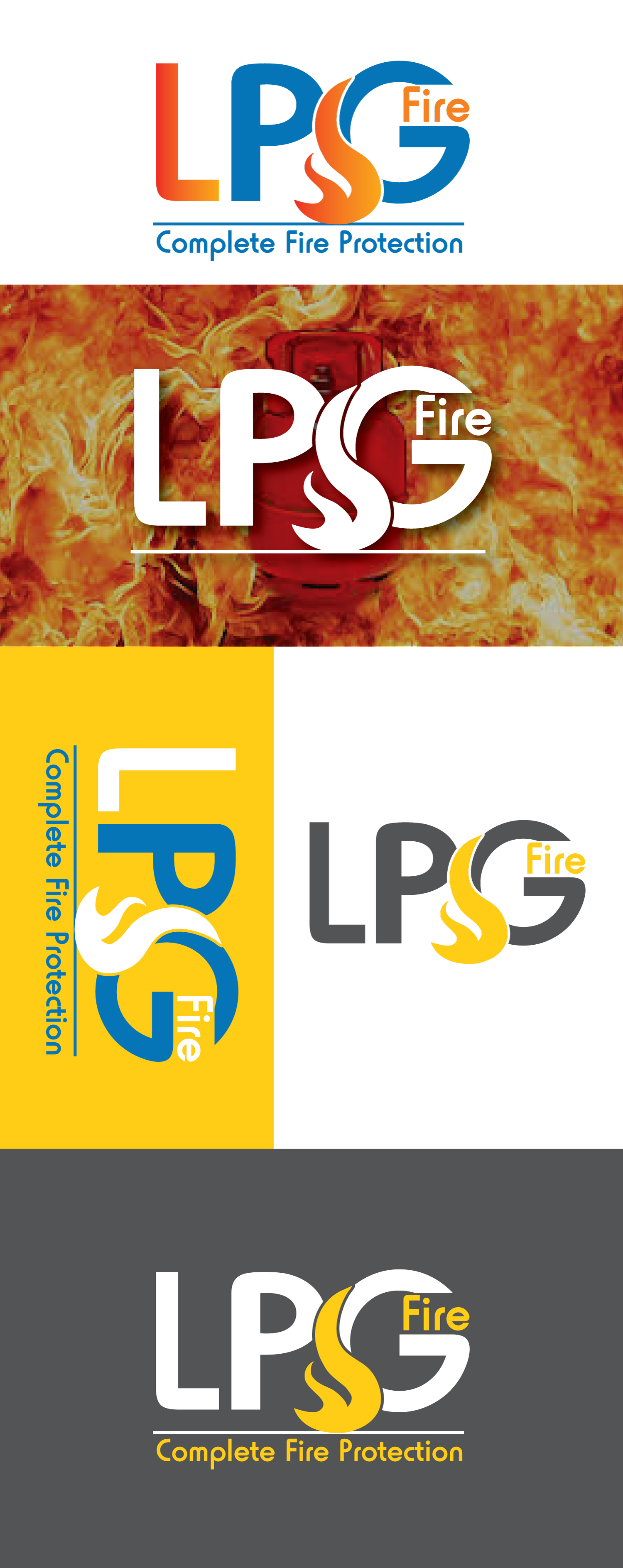 Logo Design by pd graphic 2 for LPG Fire Protection Inc. | Design #24359619